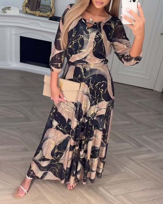 Vestido mujer estilo fluido, sofisticado y refinado para primavera