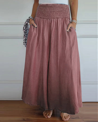 Pantalón mujer amplio y cómodo, elegante para look casual