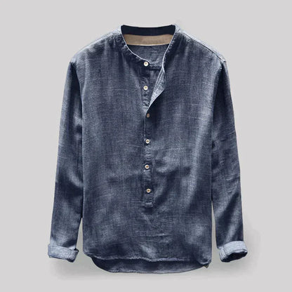 Camisa cómoda y versátil de lino para hombre