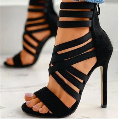 Zapatos de Noche Mujer – Tacón Alto Elegante para Celebraciones