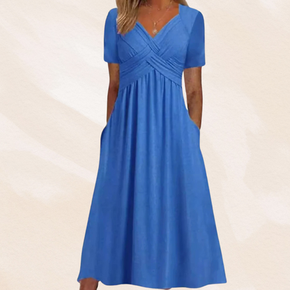 Miranda | Elegante vestido con cuello en V