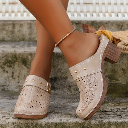 Adrine | Sandalia Capri con tacón Confort