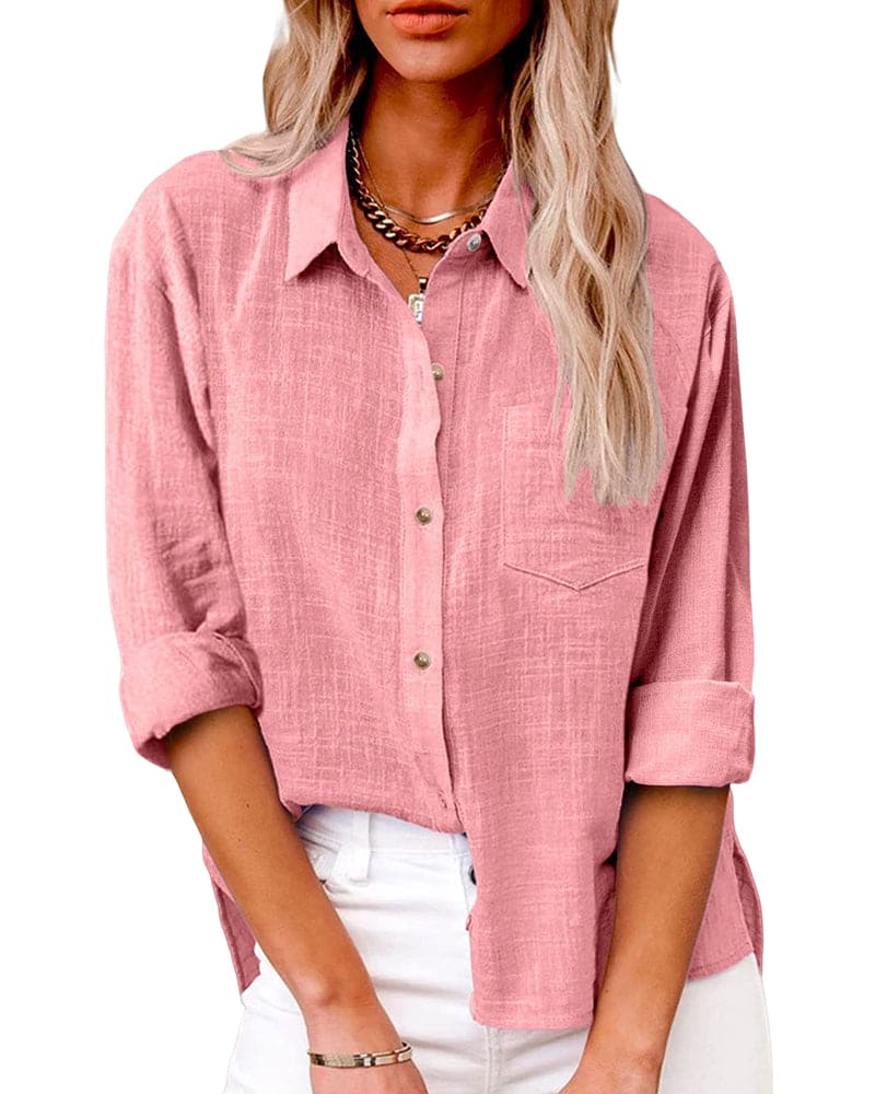 Blusa mujer holgada ligera casual primavera-verano