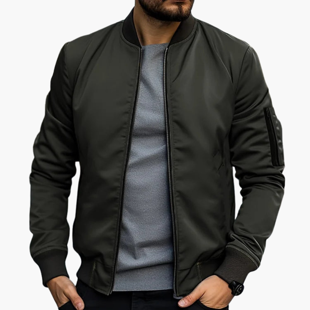 Chaqueta hombre bomber atemporal, cómoda y chic