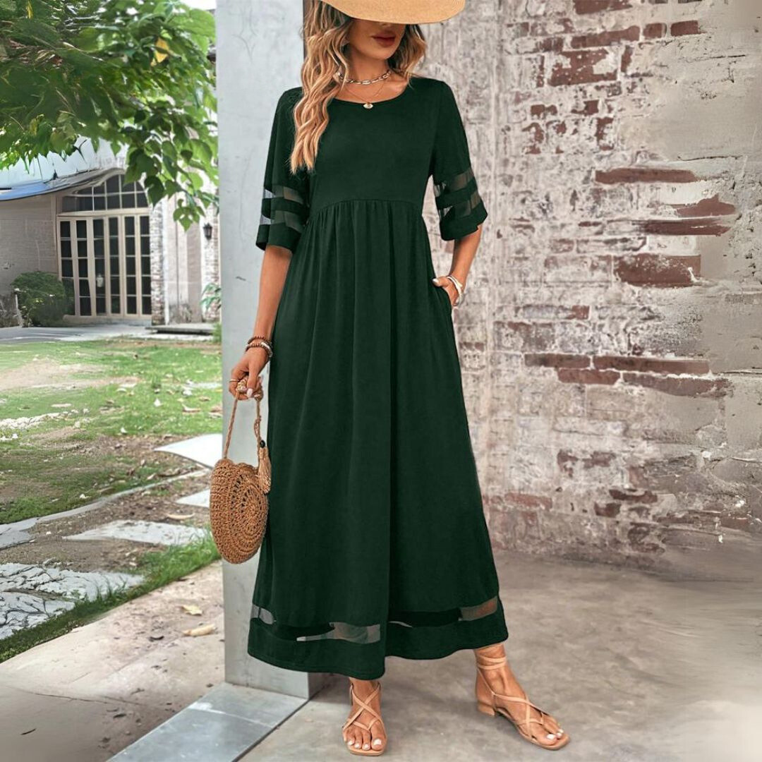 Josefina | Favorecedor Vestido Elegante Con Barriguita