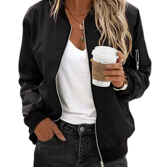 Chaqueta bomber ligera para mujer: informal, cómoda y moderna