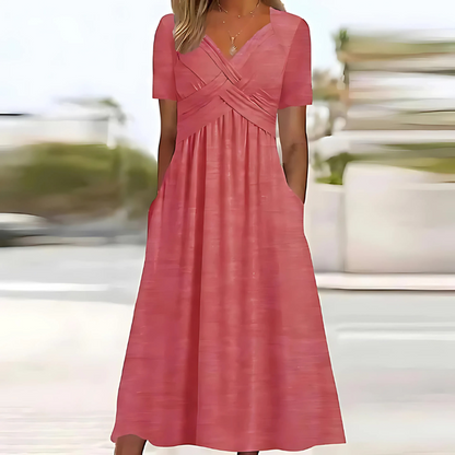 Vestido de Mujer – Con Cintura Cubierta, Ligero y Chic para Todo Momento