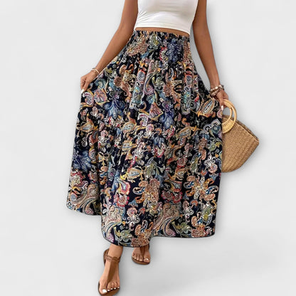 Emily | Falda fluida con estampado