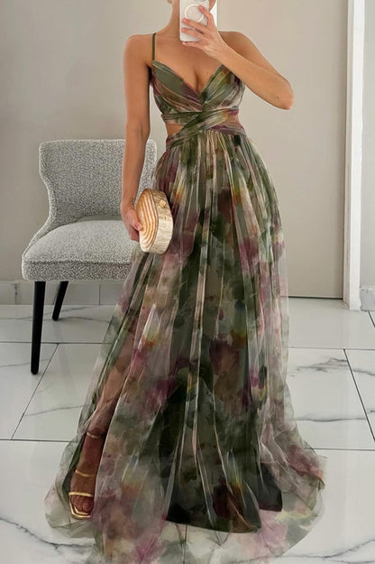 Nadine | Maxivestido floral fluido