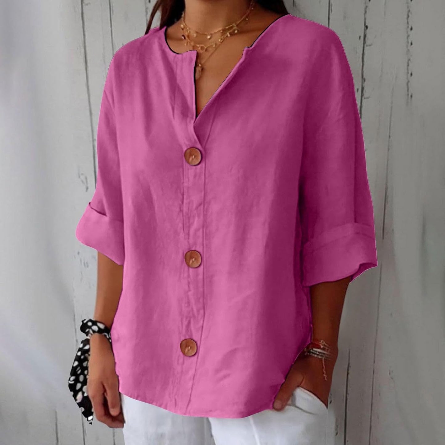 Dione | Camisa de lino ligera y vaporosa