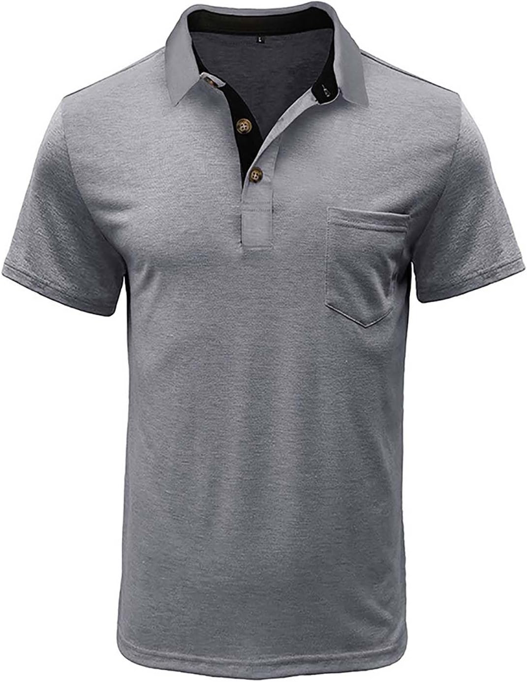 Camisa tipo polo masculina, ligera y versátil para verano