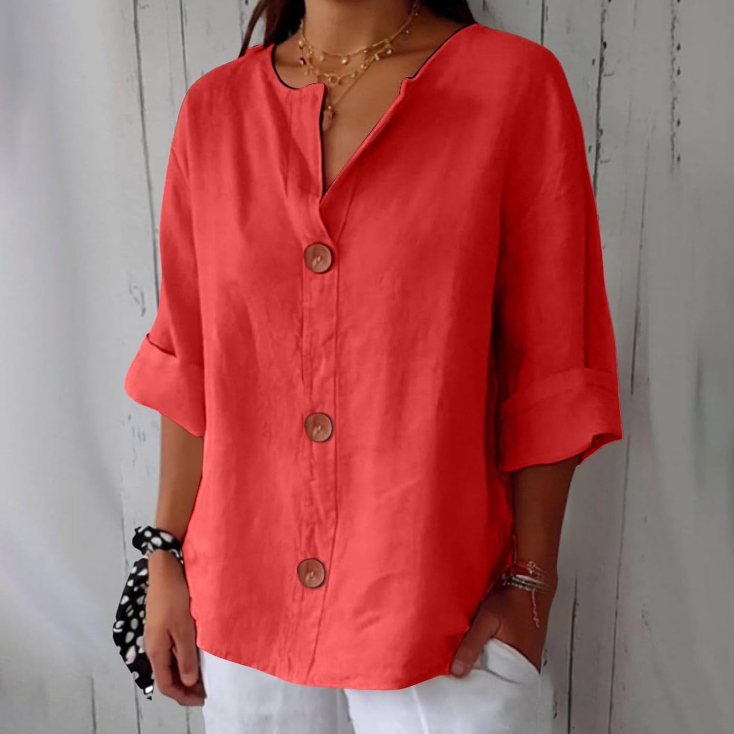 Dione | Camisa de lino ligera y vaporosa