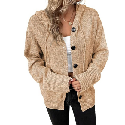 Chaqueta de punto cálida para mujer | Perfecta para los fríos días de invierno