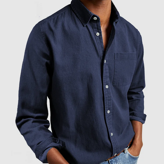 Camisa hombre moderna y versátil, ligera para primavera o verano