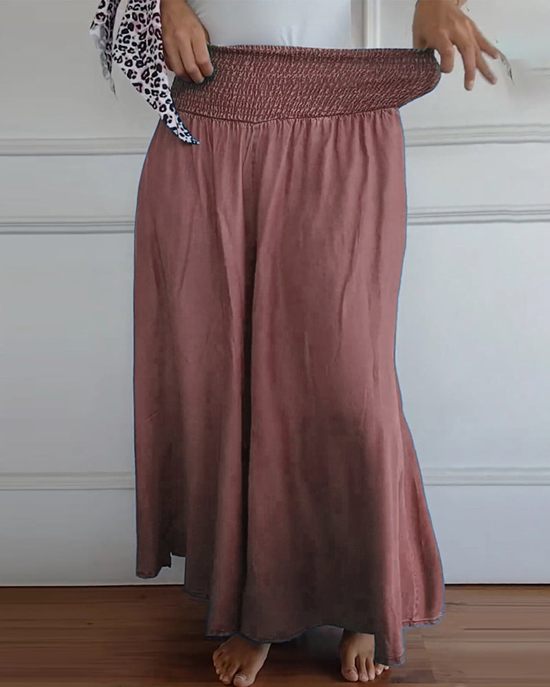 Pantalón mujer amplio y cómodo, elegante para look casual