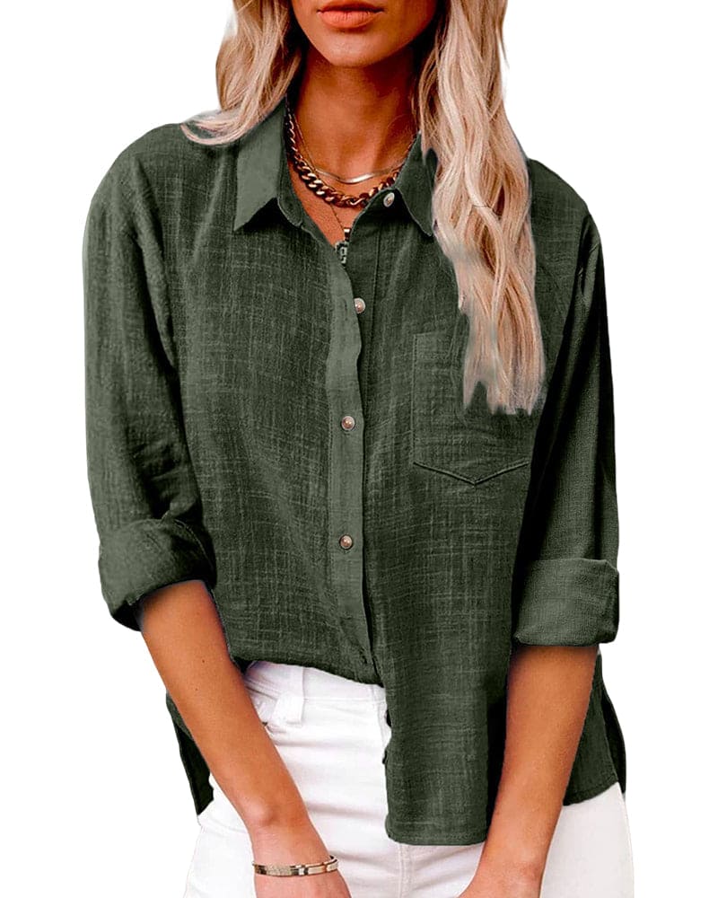 Blusa mujer holgada ligera casual primavera-verano
