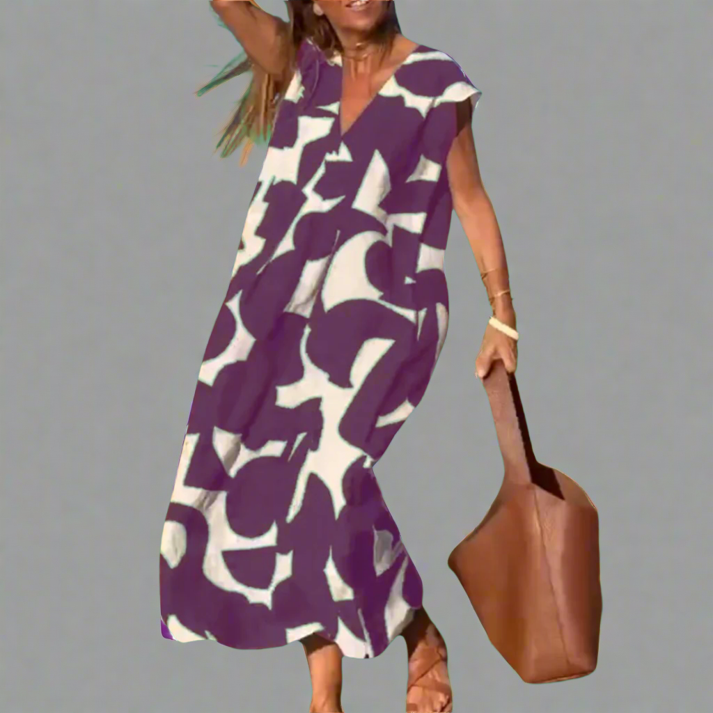 Divina | Vestido de moda con escote en V