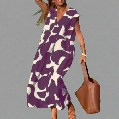 Divina | Vestido de moda con escote en V
