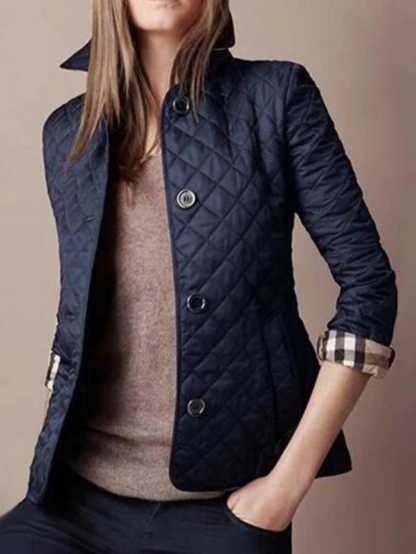Chaqueta mujer acolchada, estilo chic y confortable para otoño
