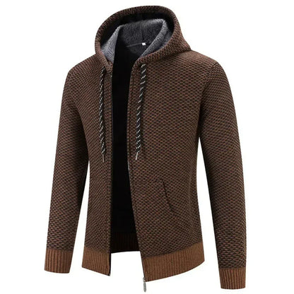 Chaqueta de punto hombre, cálida y moderna