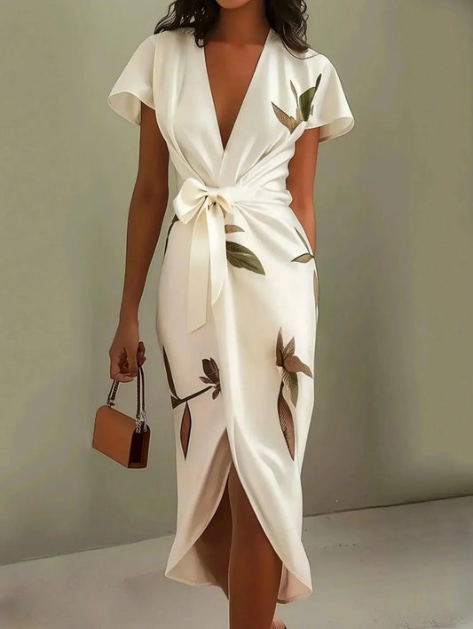 Vestido Elegante Mujer – Confección Cruzada, Versátil y Moderno