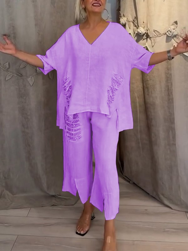 Josie | Conjunto de verano de dos piezas con elegancia natural y comodidad flotante
