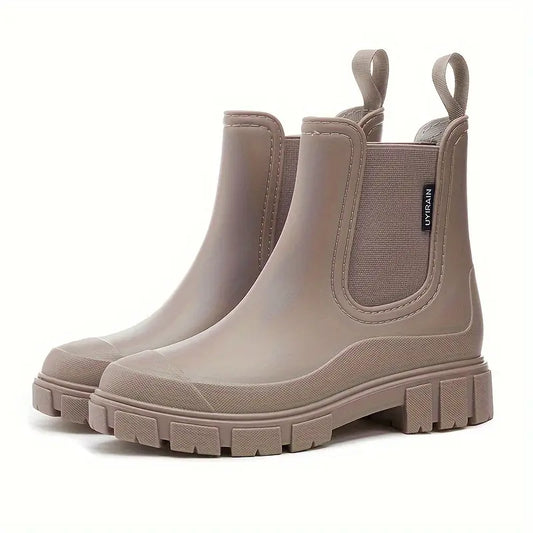 Botines Mujer – Slip-On, Resistentes al Agua y Versátiles para Otoño e Invierno