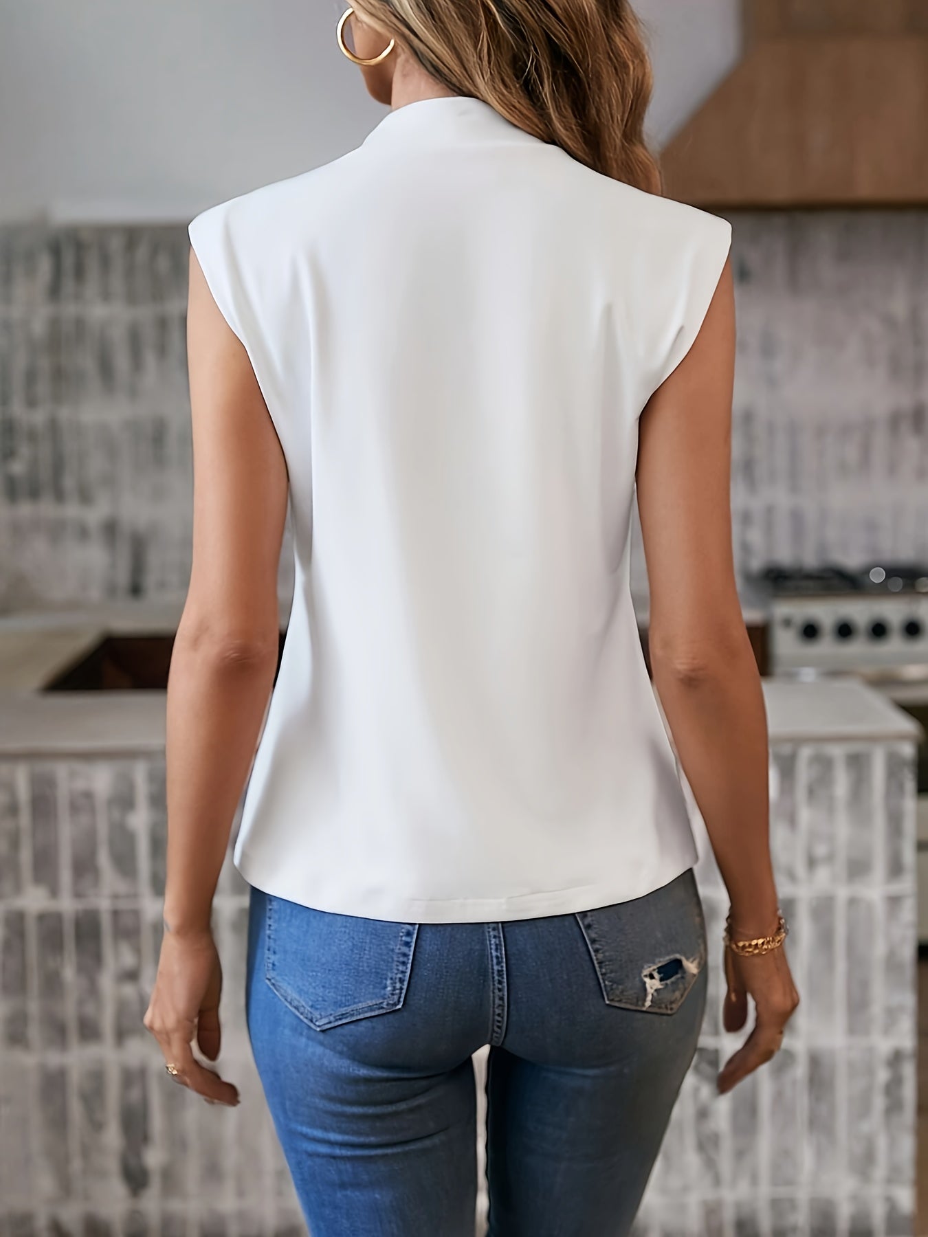 Belicia | Elegante blusa sin mangas