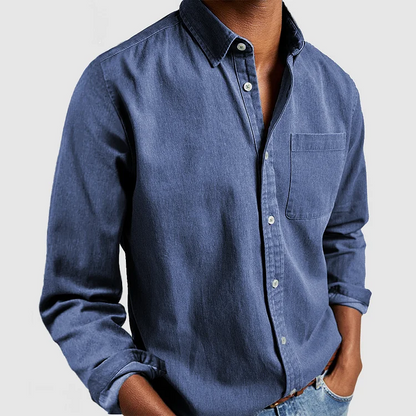 Camisa hombre moderna y versátil, ligera para primavera o verano