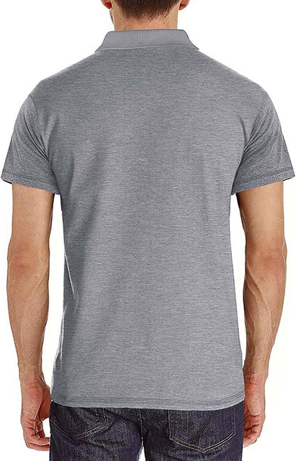 Camisa tipo polo masculina, ligera y versátil para verano