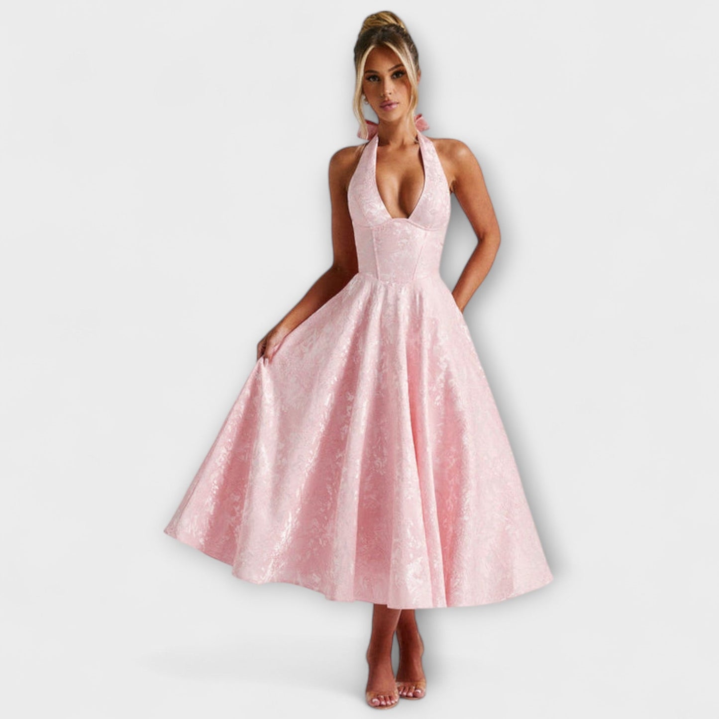 Jenna | Encantador vestido midi