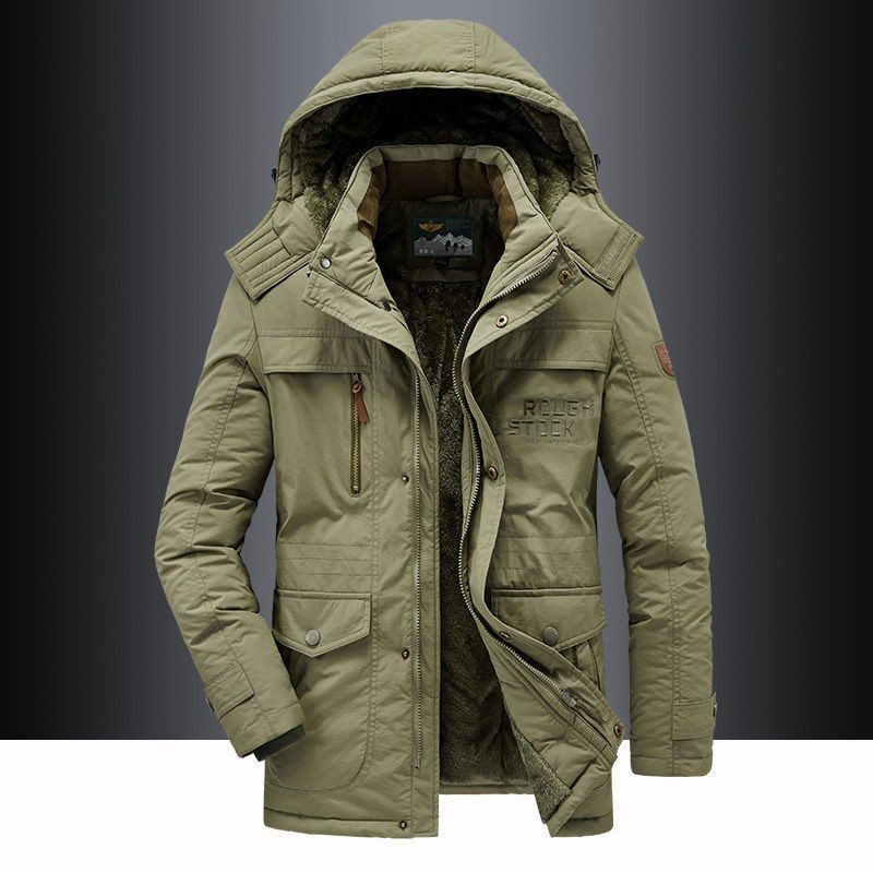 Abrigo de invierno para hombre, cálido y ligero, ideal para diario