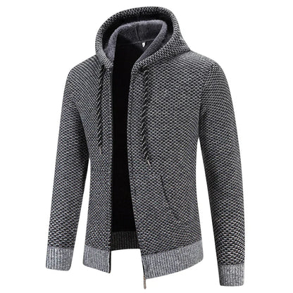 Chaqueta de punto hombre, cálida y moderna