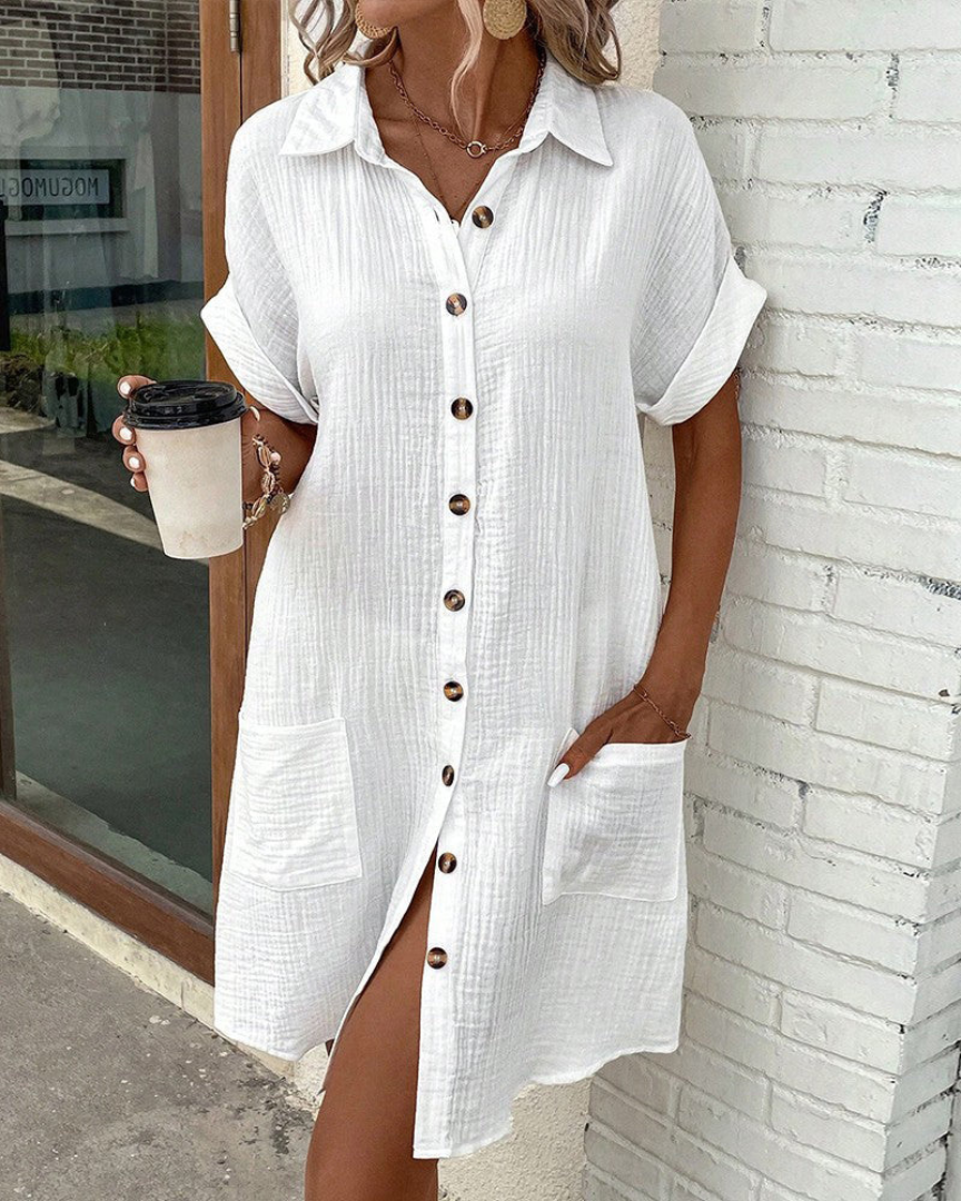 Camisa-vestido femenina