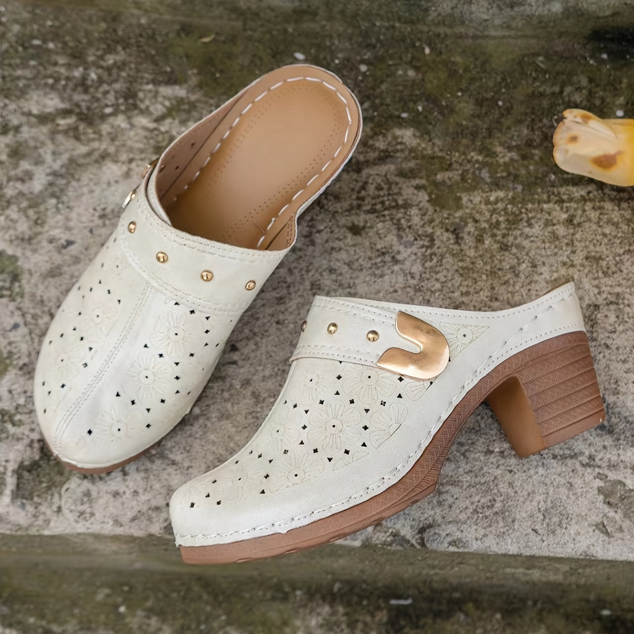Adrine | Sandalia Capri con tacón Confort