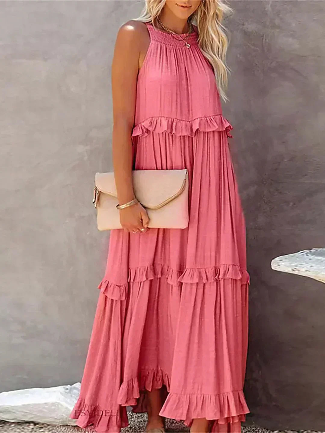 Vestido Mujer – Diseño Atemporal, Volantes y Estilo Elegante