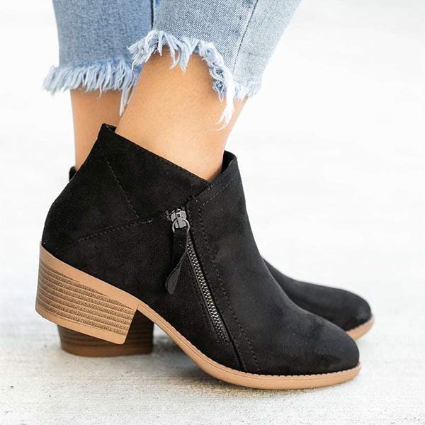 Sandalias elegantes mujer con cierre cremallera y plantilla suave