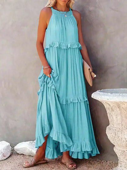 Vestido Mujer – Diseño Atemporal, Volantes y Estilo Elegante