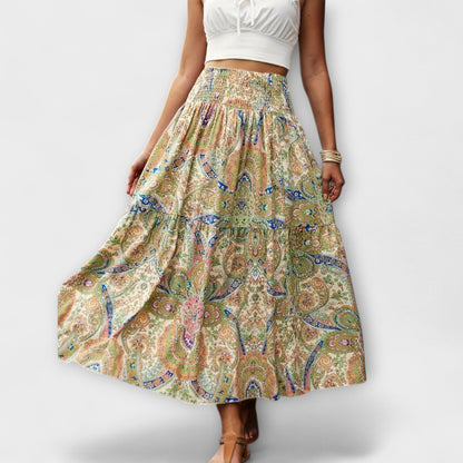 Emily | Falda fluida con estampado