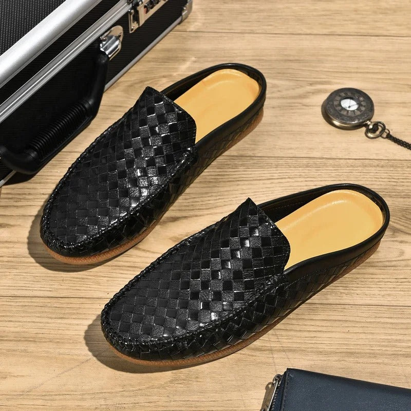 Rosalin | Zapatos bajos casuales de piel tejida