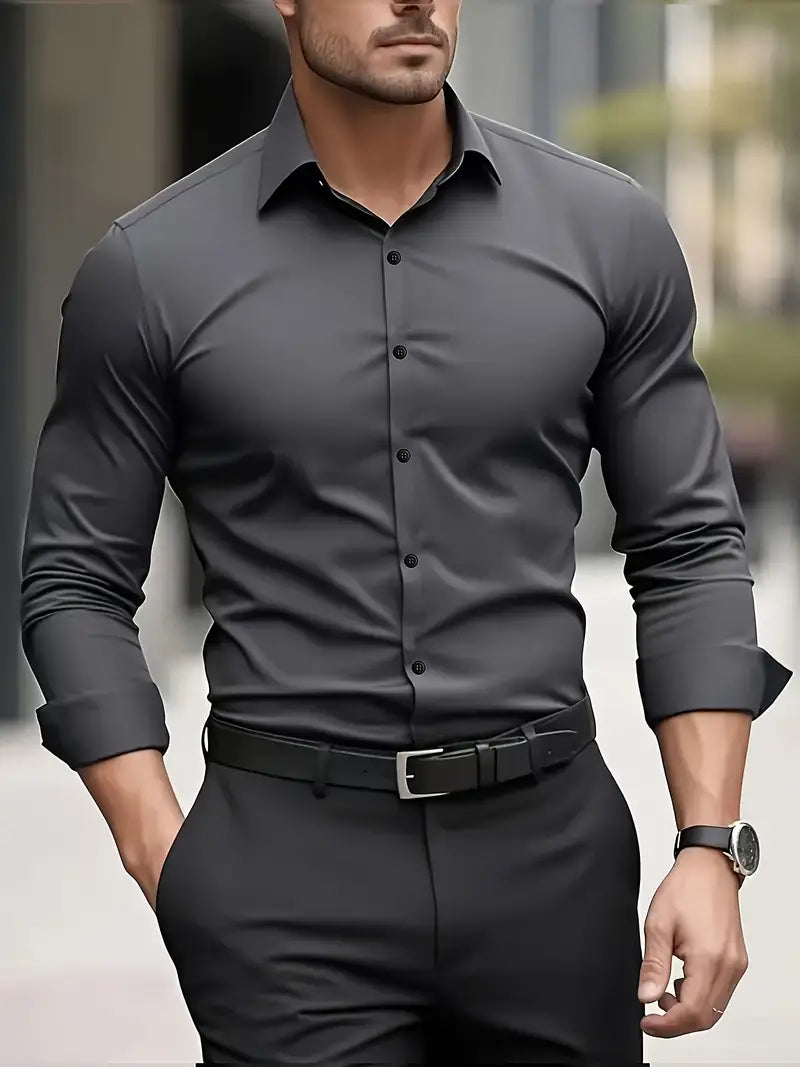 Camisa de Hombre – Perfecta para Oficina, Trabajo o Reuniones