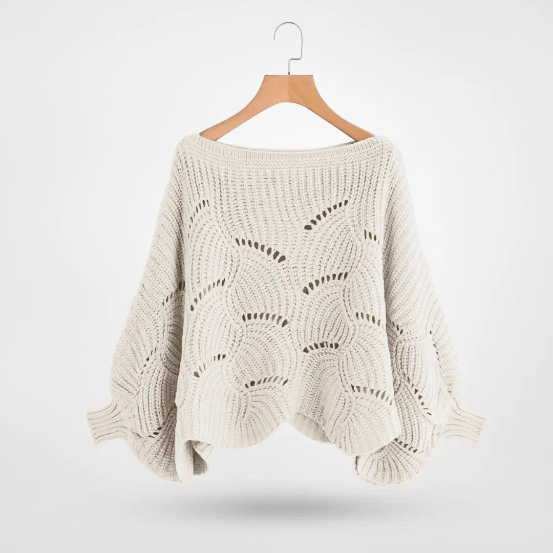 Jersey femenino cozy mangas murciélago elegante y ligero