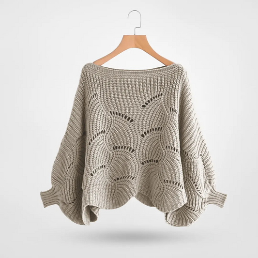 Jersey femenino cozy mangas murciélago elegante y ligero