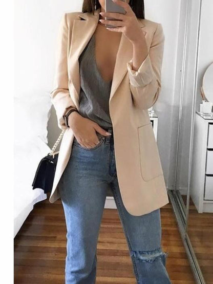 Blazer elegante para mujer, cómodo y versátil para diario