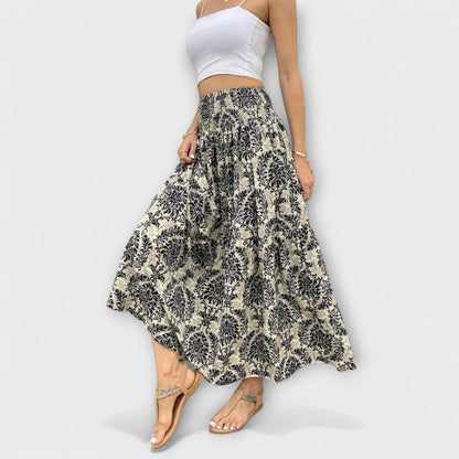 Emily | Falda fluida con estampado
