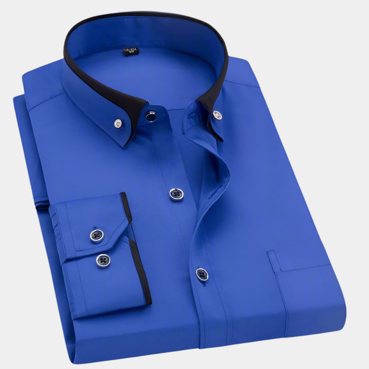 Camisa hombre formal manga larga elegante y versátil casual
