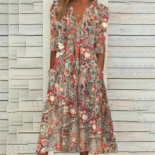 Livia | Elegante Vestido De Verano Que Cubre El Vientre