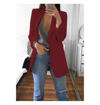 Blazer elegante para mujer, cómodo y versátil para diario