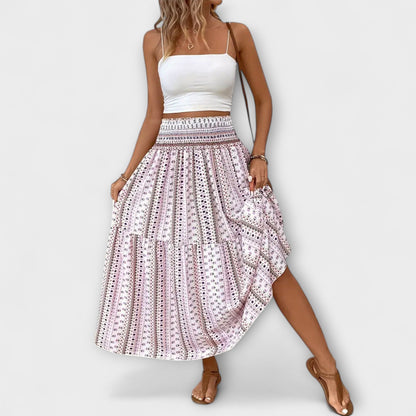 Emily | Falda fluida con estampado