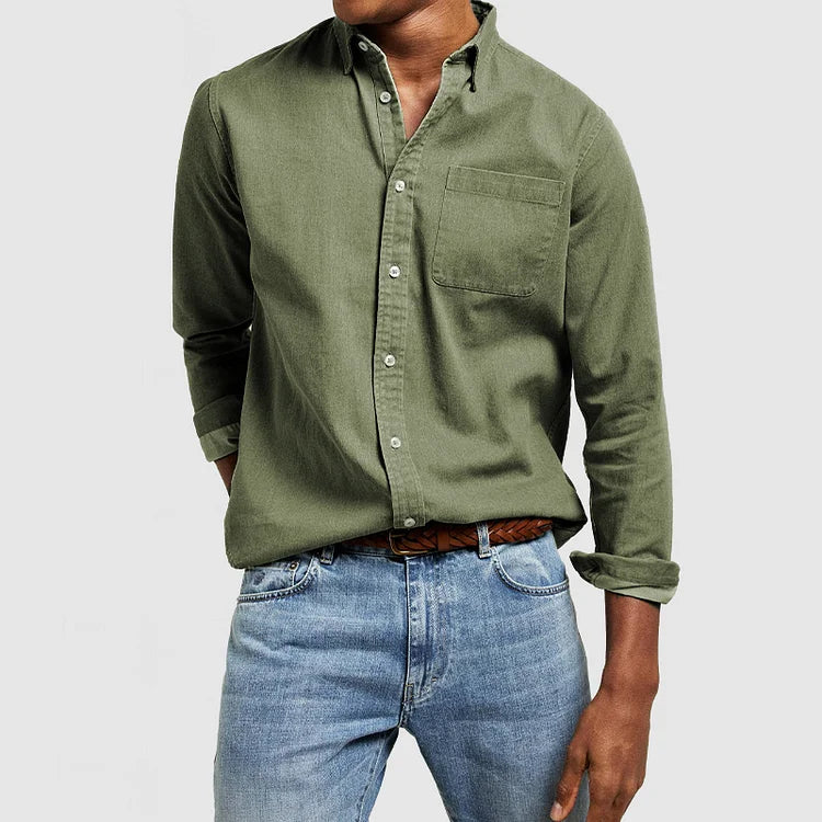 Camisa hombre moderna y versátil, ligera para primavera o verano